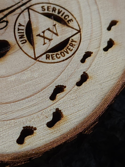 Beach Sunset Footprints in the Sand