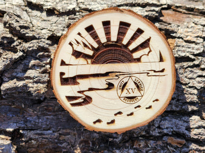 Beach Sunset Footprints in the Sand