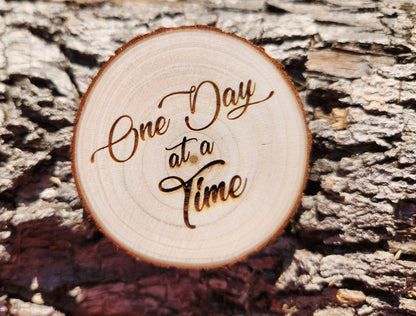 Custom Couple's Romantic Heart Rustic Wedding Gift Initials Engraved in a Tree Anniversary Cute Wood Carved Unique Present Table Decor - To Thine Own Self Be True AA Triangle Backside