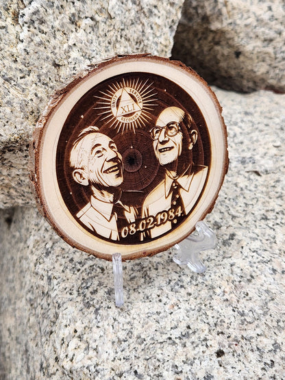 Thy Will Be Done Cross AA NA recovery gift with display stand